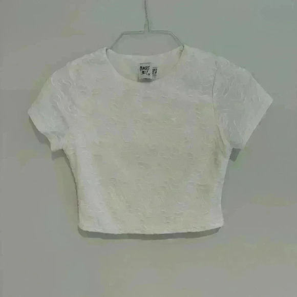 Princess Polly Tops - Princess Polly White Crop Top US 6 Like New
